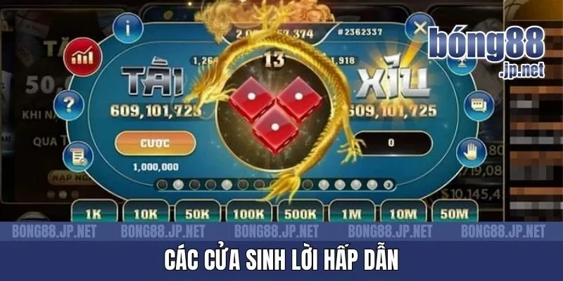 Các cửa sinh lời hấp dẫn