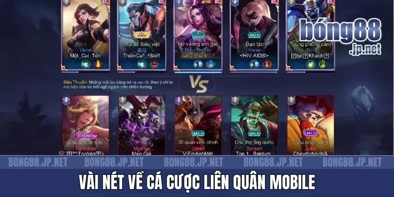 Vài nét về cá cược Liên Quân Mobile